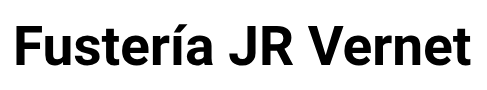 Logotipo de Fustería JR Vernet.